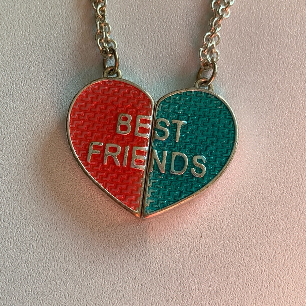 Best Friends Magnetic Heart Necklace
